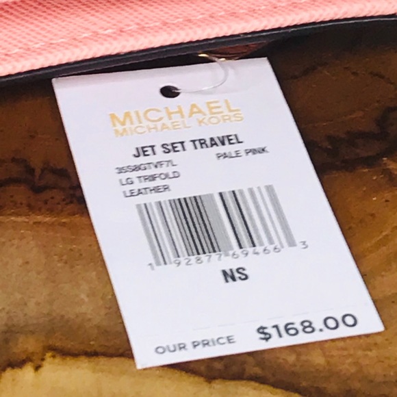 Michael Kors Jet Set Large Trifold Wallet - Picture 8 of 8